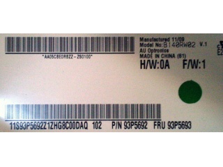 AUO B140RW02 V1 photo