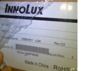 Chimei Innolux V580HK1-LS6 photos