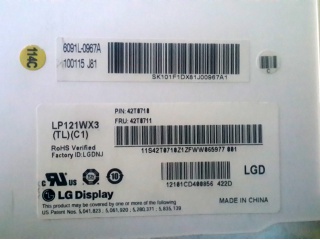 LG Display LP121WX3-TLC1 photo