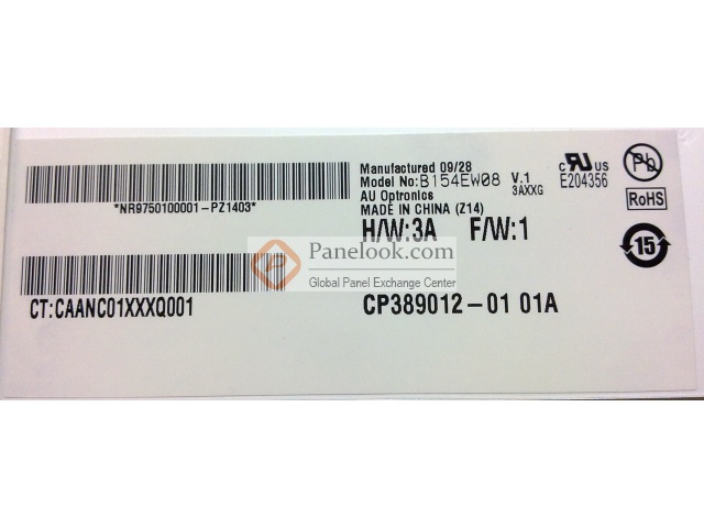 B154EW08 V1 Overview - Panelook.com