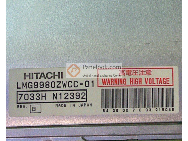 HITACHI LMG9980ZWCC-01 Overview - Panelook.com