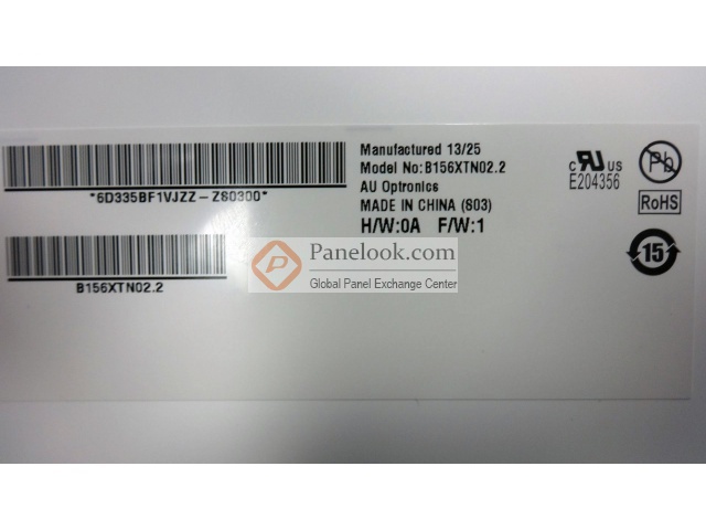 AUO B156XTN02.2 Overview - Panelook.com