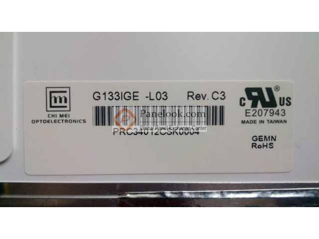 G133IGE-L03 Overview - Panelook.com