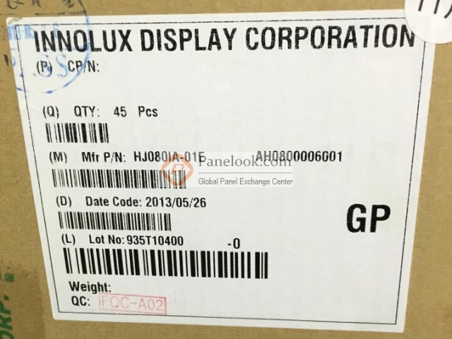 HJ080IA-01E Overview - Panelook.com