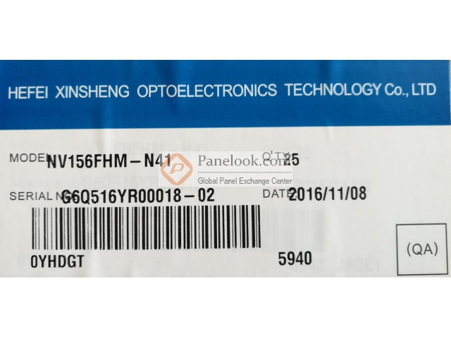 BOE NV156FHM-N41 Overview - Panelook.com