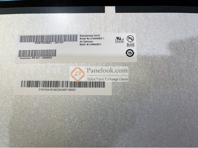 AUO G156HAB02.1 Overview - Panelook.com
