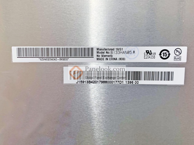 B133HAN05.B Overview - Panelook.com