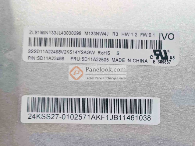 M133NW4J R3 Overview - Panelook.com