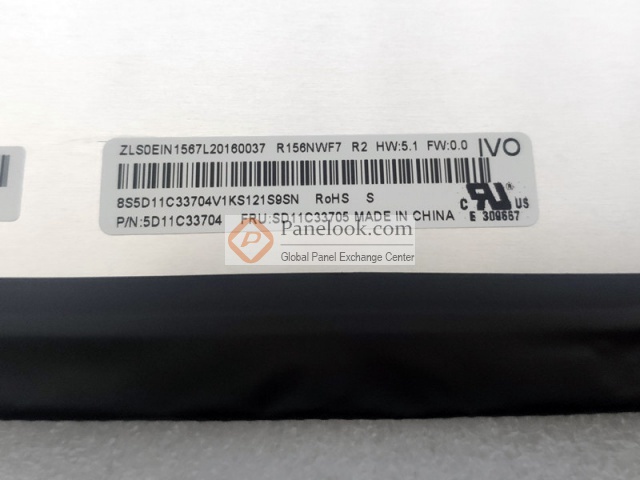 IVO R156NWF7 R2 Overview - Panelook.com