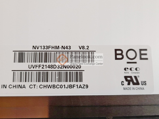 NV133FHM-N43 — DISPLAY для ноутбука 13.3 BOE 1920*1080 FullHD ips 30pin 60Hz