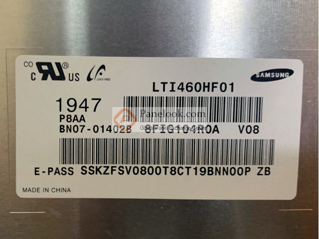 Samsung LTI460HF01 Overview - Panelook.com