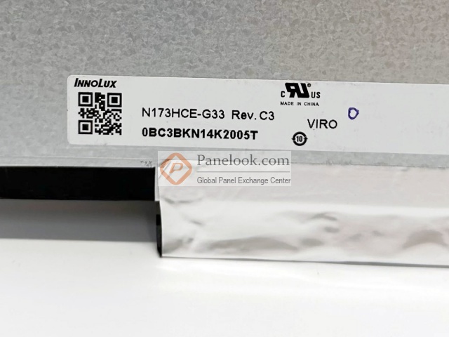Innolux N173HCE-G33 Overview - Panelook.com