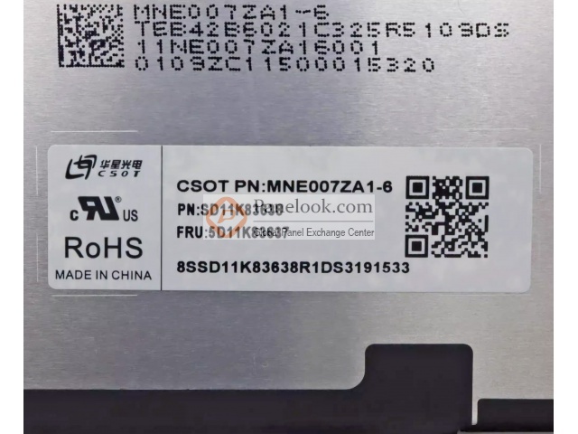 MNE007ZA1-6 Overview - Panelook.com