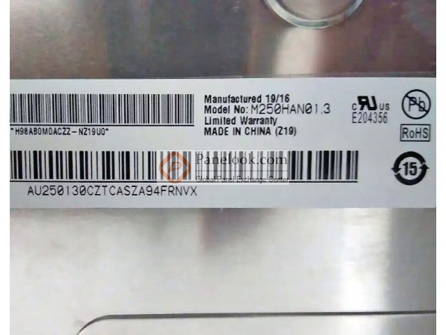 M250HAN01.3 Overview - Panelook.com