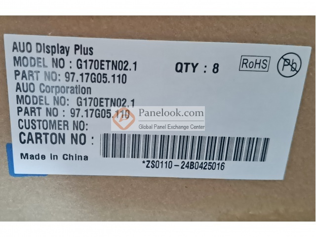 G170ETN02.1 Overview - Panelook.com