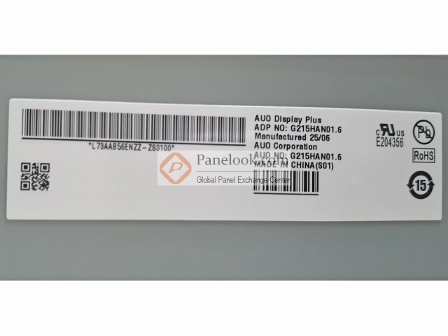 AUO G215HAN01.6 Overview - Panelook.com
