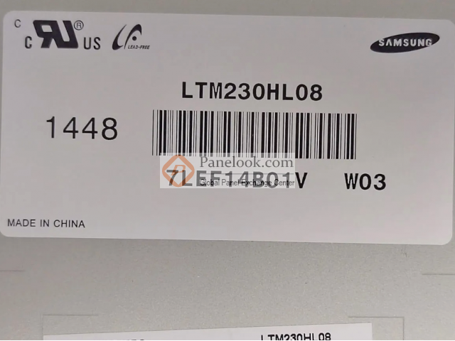Samsung LTM230HL08 Overview - Panelook.com