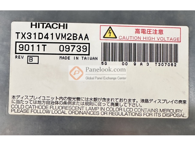 HITACHI TX31D41VM2BAA Overview - Panelook.com
