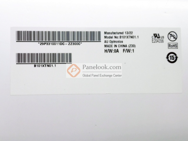 B101XTN01.1 Overview - Panelook.com