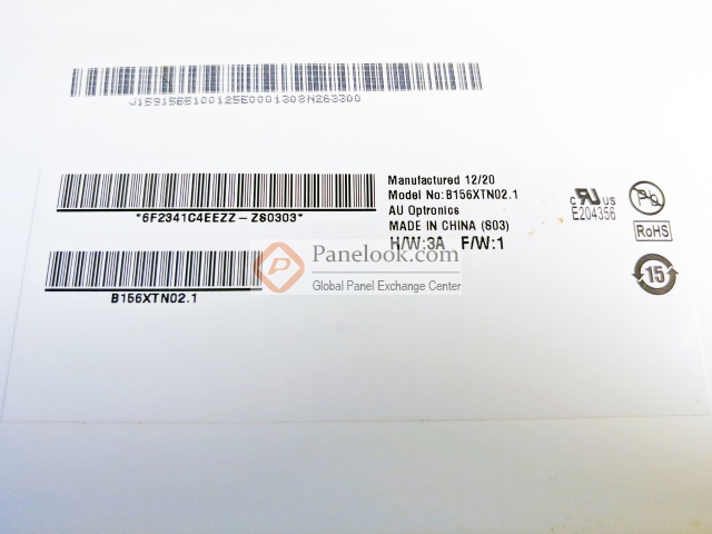 AUO B156XTN02.1 Overview - Panelook.com