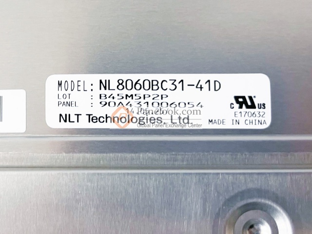 NL8060BC31-41D Overview - Panelook.com