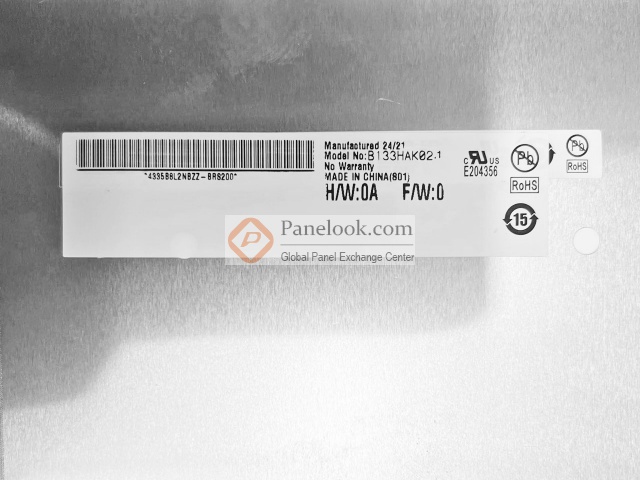 B133HAK02.1 Overview - Panelook.com