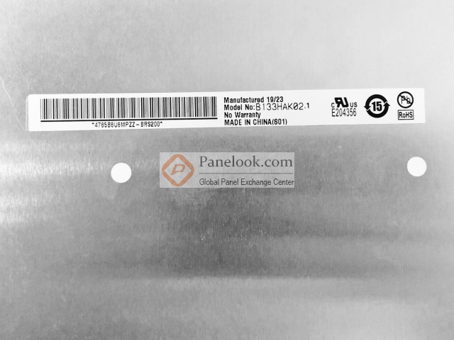 B133HAK02.1 Overview - Panelook.com