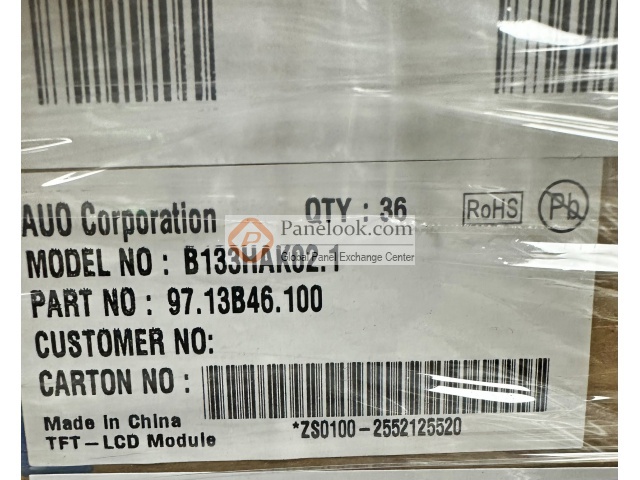B133HAK02.1 Overview - Panelook.com