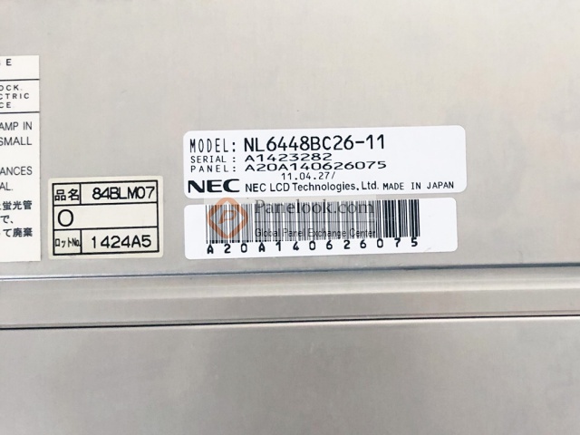 NEC NL6448BC26-11 Overview - Panelook.com