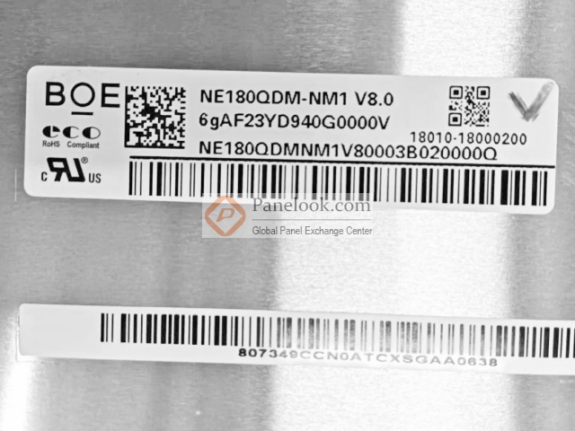 BOE NE180QDM-NM1 Overview - Panelook.com