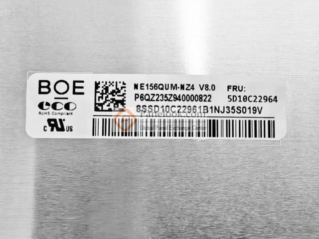 BOE NE156QUM-NZ4 Overview - Panelook.com