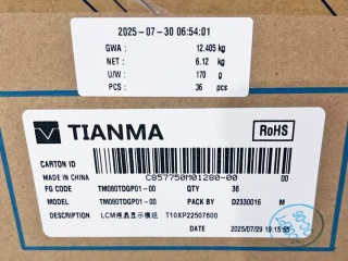 TM080TDGP01-00 Tianma 8