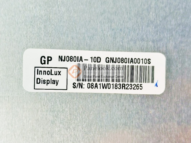 Innolux NJ080IA-10D Overview - Panelook.com