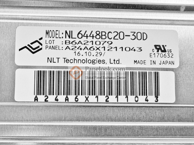 NEC NL6448BC20-30D Overview - Panelook.com