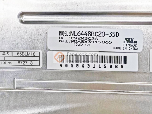 NEC NL6448BC20-35D Overview - Panelook.com