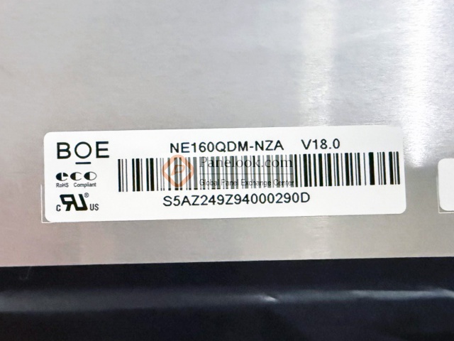 BOE NE160QDM-NZA Overview - Panelook.com
