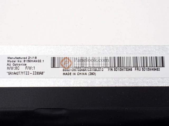 AUO B156HAN02.1 HW8C Overview - Panelook.com