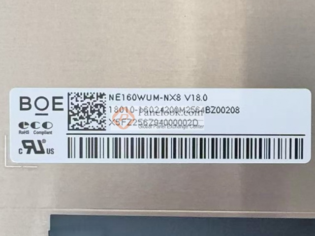 NE160WUM-NX8 Overview - Panelook.com