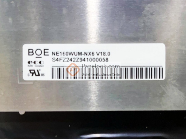 BOE NE160WUM-NX6 Overview - Panelook.com