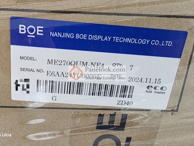 otkmemeページ ME270QUM-NF4 Overview - Panelook.com