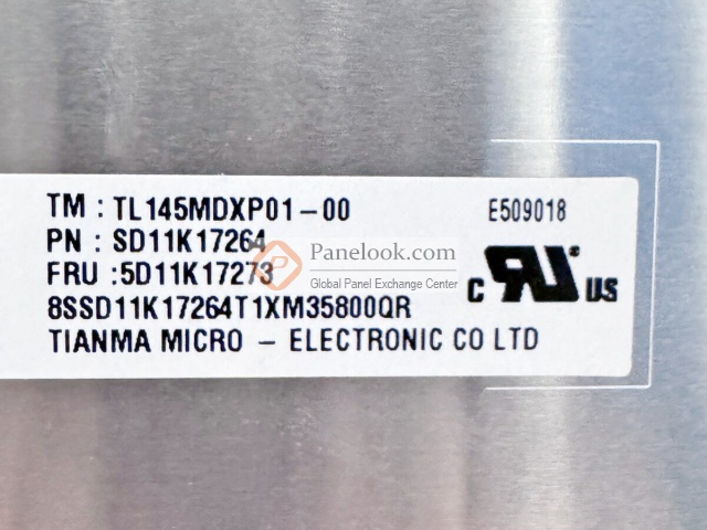 TIANMA TL145MDXP01-00 Overview - Panelook.com
