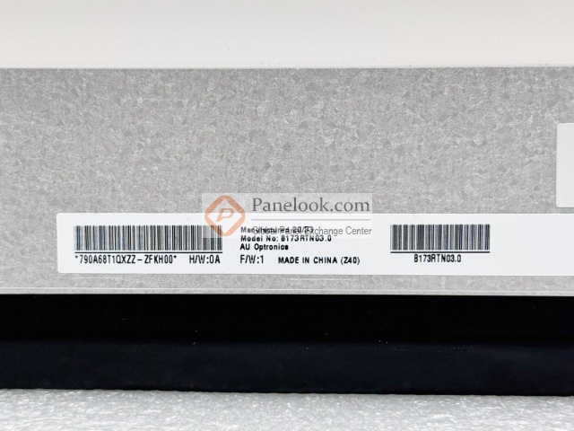 AUO B173ZAN03.0 Overview - Panelook.com