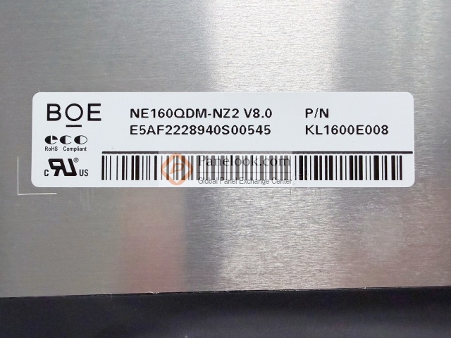 BOE NE160QDM-NZ2 Overview - Panelook.com