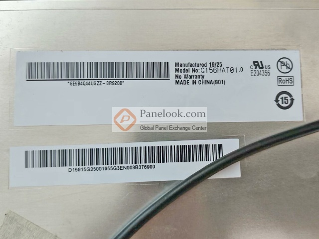 AUO G156HAT01.0 Overview - Panelook.com