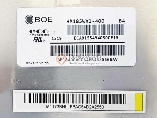 HM185WX1-400 Overview - Panelook.com