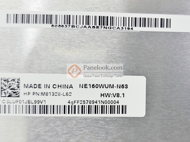 BOE NE160WUM-N63 Stock 800 pcs - Panelook.com