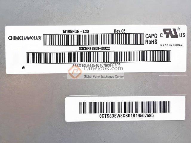 Innolux M195FGE-L20 Stock 500 pcs - Panelook.com