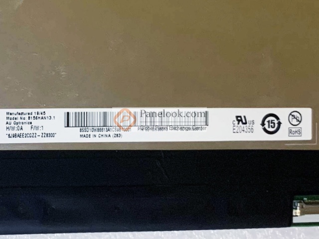 AUO B156HAN13.1 Overview - Panelook.com
