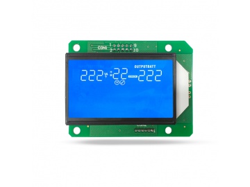 JDA0801-16037C1 HTN Segment Code LCD screen, blue screen white LCD