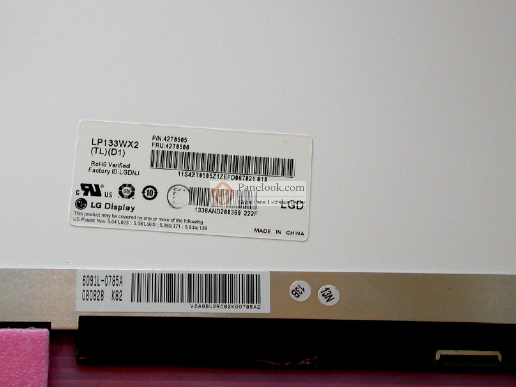 Dalle LCD LG/PHILIPPS LP133WX2-TLG2 (pour MAC